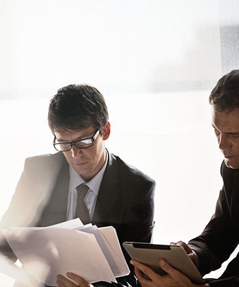 man working with a laptop