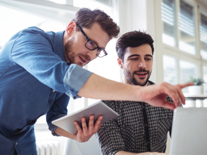 guys working together