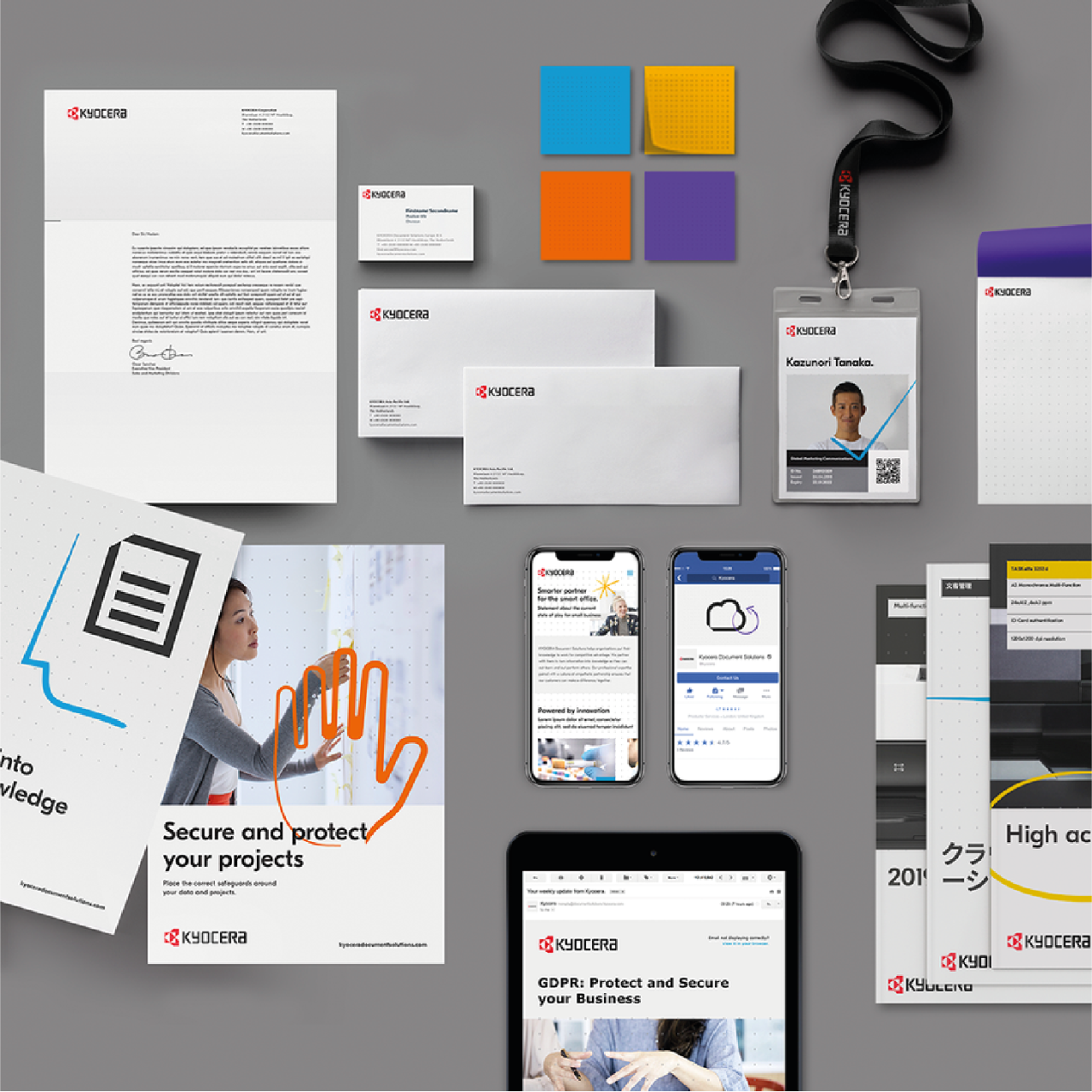 Kyocera's visual identity